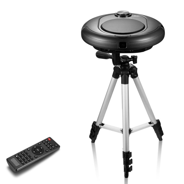 Atongm D10 Portable LED Projector, DLP 0.3 inch Single DMD Panel, Android 4.2 OS, Support WiFi(Black)