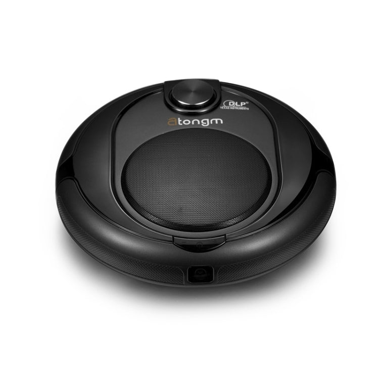 Atongm D10 Portable LED Projector, DLP 0.3 inch Single DMD Panel, Android 4.2 OS, Support WiFi(Black)