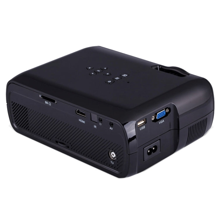 Uhappy U80 Portable Home Theater 1080P LED HD Mini Digital Projector, Support HDMI, VGA, USB