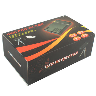 Mini USB Projector, Size: 88 x 55 x 21mm Approx.