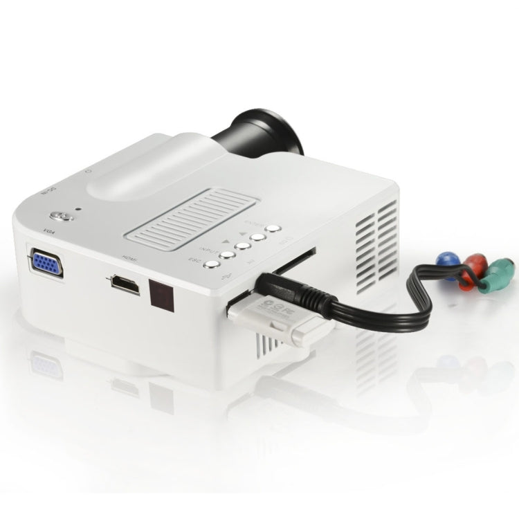 BarcoMax HD Digital Multimedia Mini Portable LED Projector, BarcoMax GP5S HDMI pocket projector PK UC28 & GM40(White)