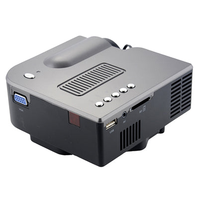 50 ANSI Lumens Portable Multimedia Entertainment LED Projector with Speaker / Remote Control, Supports USB Flash Disk / SD Card / VGA / AV In (Single-chip LCD Technology, 320 x 240 Resolution)