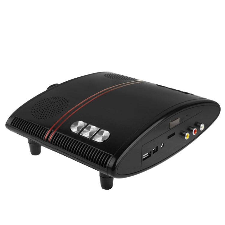 Multimedia LED Movie Projector with Remote Controller, Built-in Speaker, Support TF Card / USB / AV Input / Charging for Mobile Phone(Black)