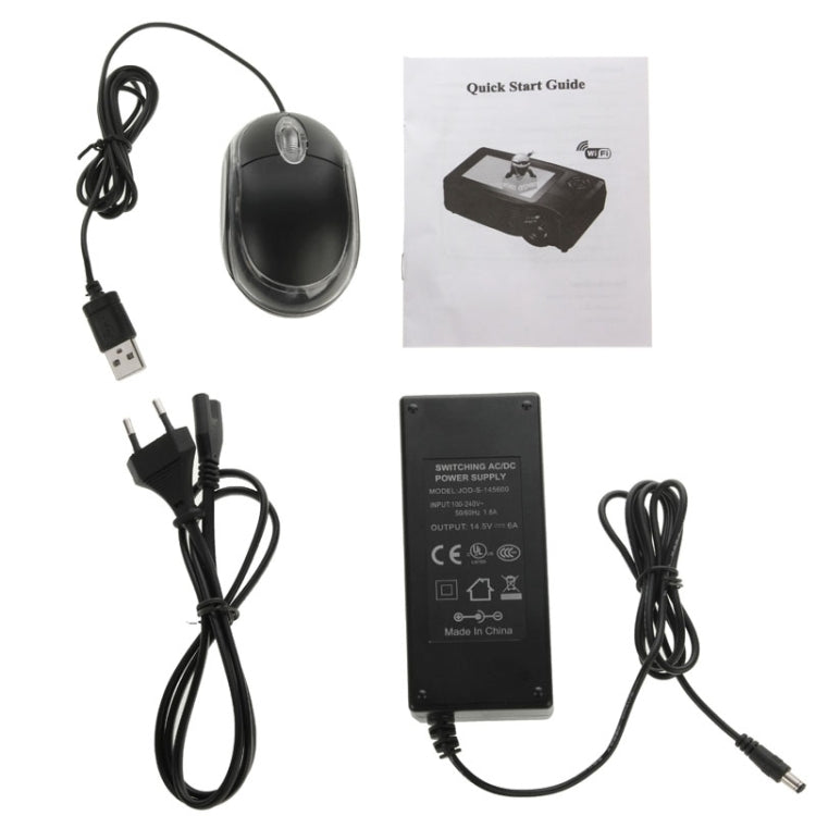 Android 4.0 Wifi Portable Mini LED Projector 5.0 inch LCD Screen for Home Theater, Support HDMI