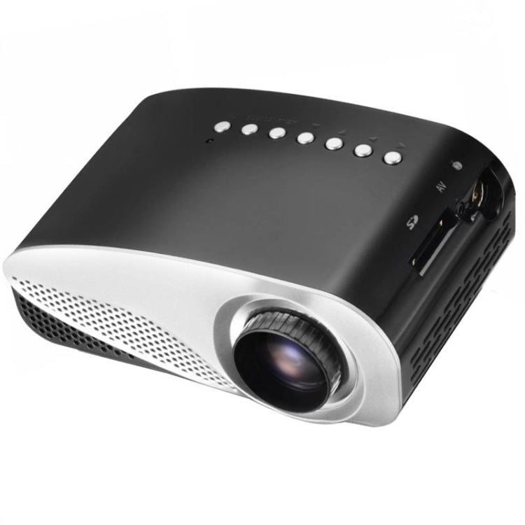 Vivibright GP8S Portable Micro Projector Home Theater Projector with Remote Control, 2.4 inch LCD Panels, Support USB / SD / HDMI