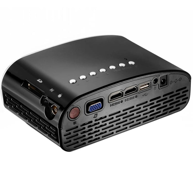 Vivibright GP8S Portable Micro Projector Home Theater Projector with Remote Control, 2.4 inch LCD Panels, Support USB / SD / HDMI