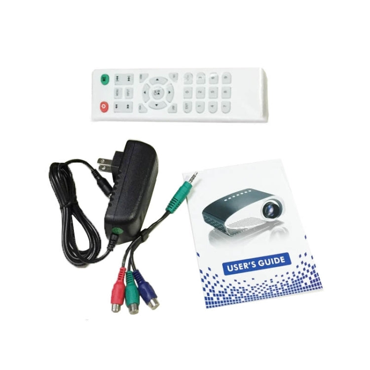 Vivibright GP8S Portable Micro Projector Home Theater Projector with Remote Control, 2.4 inch LCD Panels, Support USB / SD / HDMI