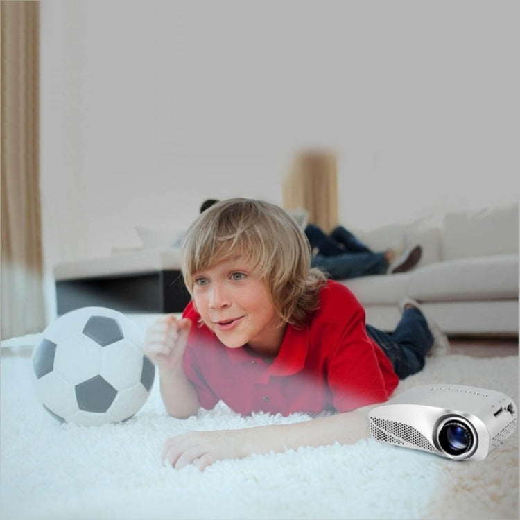 Vivibright GP8S Portable Micro Projector Home Theater Projector with Remote Control, 2.4 inch LCD Panels, Support USB / SD / HDMI