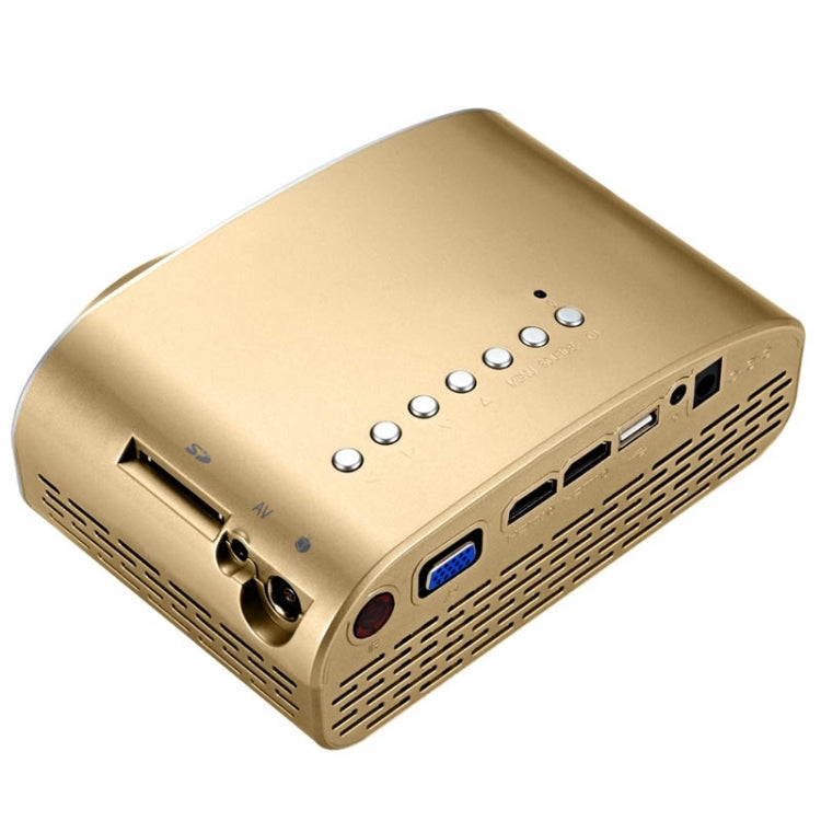 Vivibright GP8S Portable Micro Projector Home Theater Projector with Remote Control, 2.4 inch LCD Panels, Support USB / SD / HDMI