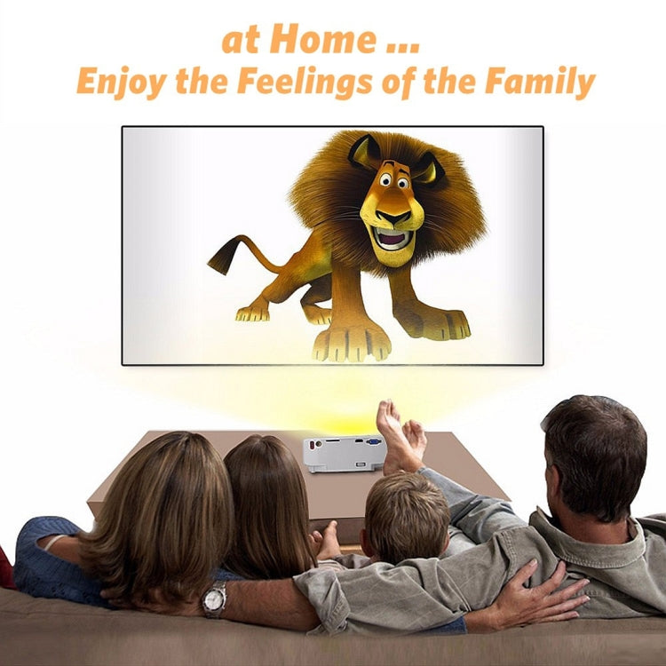 Vivibright GP9S Full HD 1080P 800LM Home Theater Projector with Remote Control, 3.7 inch Single TFT-LCD Panel Display