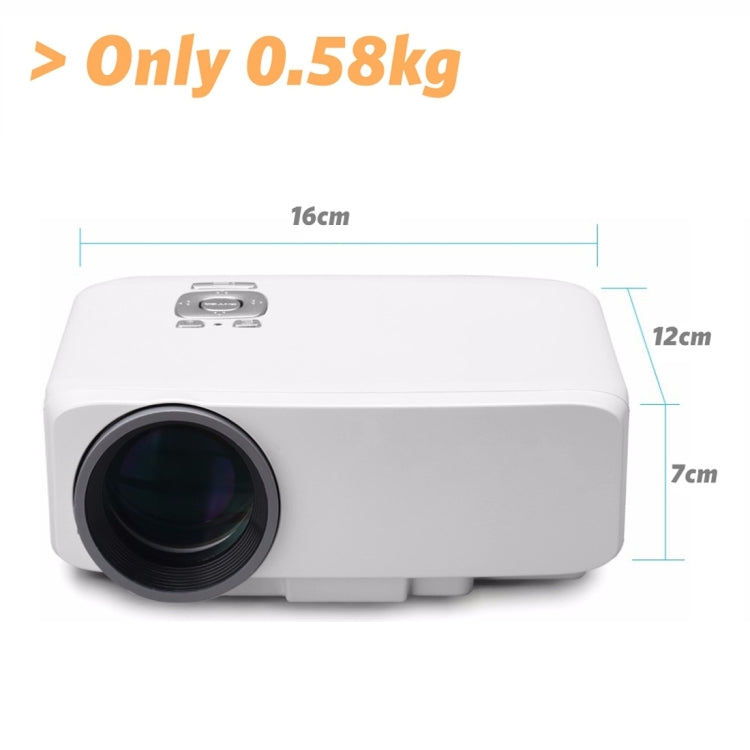 Vivibright GP9S Full HD 1080P 800LM Home Theater Projector with Remote Control, 3.7 inch Single TFT-LCD Panel Display