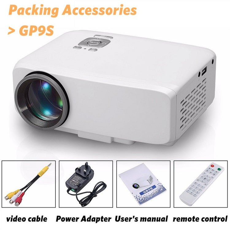 Vivibright GP9S Full HD 1080P 800LM Home Theater Projector with Remote Control, 3.7 inch Single TFT-LCD Panel Display