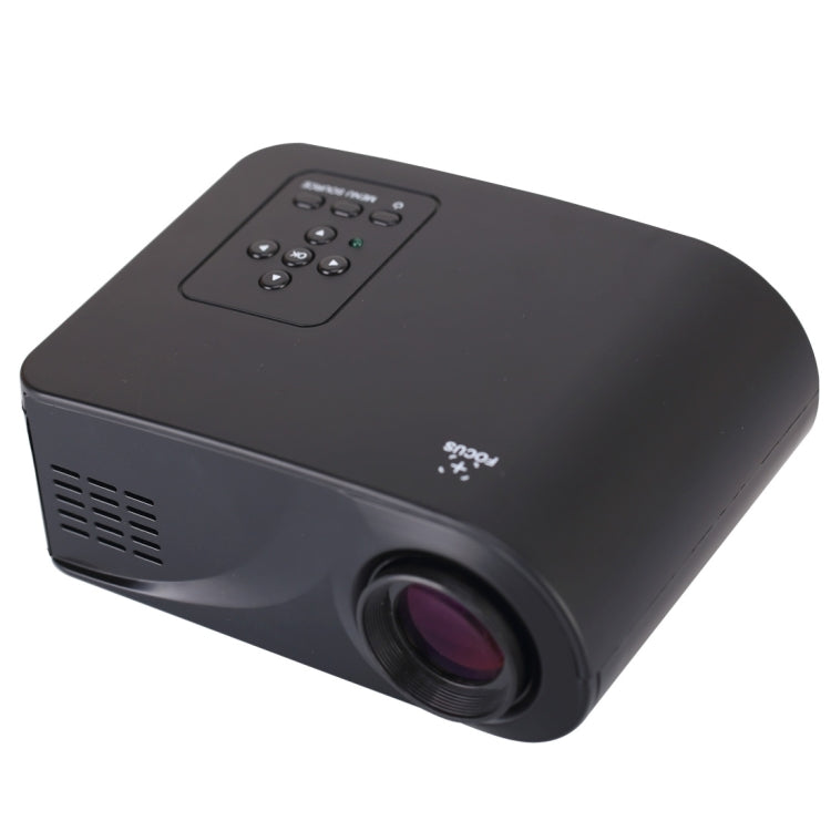 X6 Full HD 1080P 100LM Mini LED Home Theater Projector with Remote Control, Support HDMI / VGA / SD / RCA