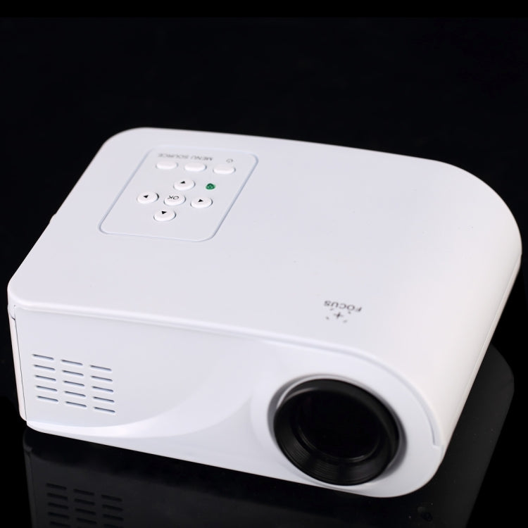 X6 Full HD 1080P 100LM Mini LED Home Theater Projector with Remote Control, Support HDMI / VGA / SD / RCA