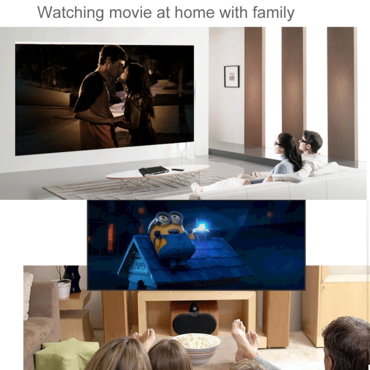 X6 Full HD 1080P 100LM Mini LED Home Theater Projector with Remote Control, Support HDMI / VGA / SD / RCA