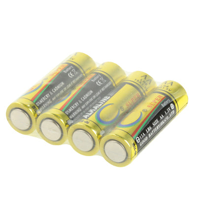 High Quality 1.5V AA LR6 15A Long Lasting Alakaline Battery (4pcs in one packaging, the price is for 4pcs)