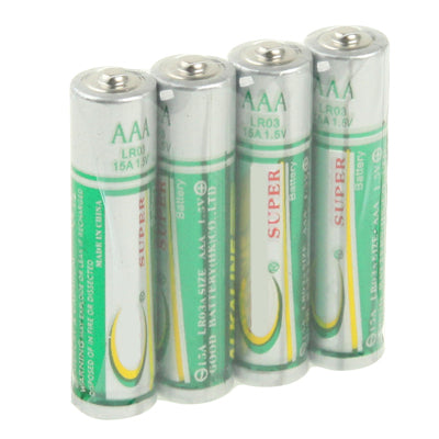 1.5V AAA LR03 15A Long Lasting Alakaline Battery (4pcs in one packaging, the price is for 4pcs)