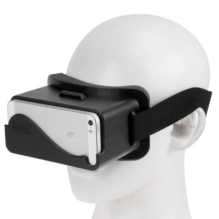 NJ-3D 1688A+ Virtual Reality 3D Video Glasses for iPhone 5 & 5S & 5C(Black)