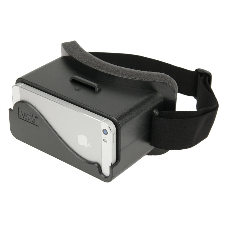 NJ-3D 1688A+ Virtual Reality 3D Video Glasses for iPhone 5 & 5S & 5C(Black)