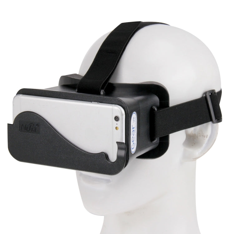 NJ-3D 1688B+ Universal Virtual Reality 3D Video Glasses for 4.7-5.5 inch Smart Phone(Black)