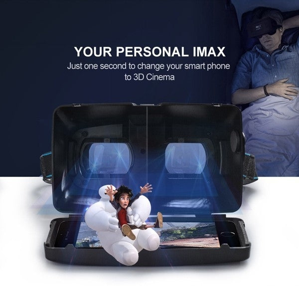 Universal Virtual Reality 3D Video Glasses for 3.5 to 5.5 inch Smartphones