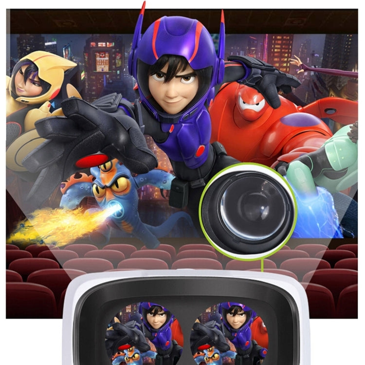 BOBO II Universal Virtual Reality 3D Video Glasses with Blue Button Bluetooth Remote Controller for 4 to 6 inch Smartphones