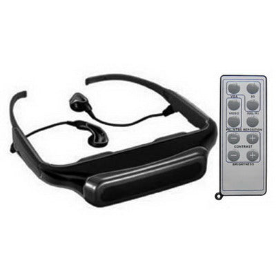 920k Pixels 3D Video Eyewear, Suitable for MP4, PDA, iPod, PS2, PS3, XBOX, DVD Player and 80 inch Virtual Image Screen (1M distance), Resolution: 640X480 VGA