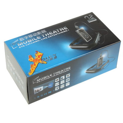 72 inch Mobile Theatre/ Cinema 320K Pixels Video Glasses with Digital Panel(Black)