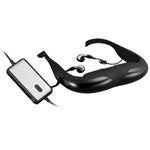 920k Pixels 2D Video Eyewear for MP4, PDA, iPod, PS2, PS3, XBOX, DVD Player and 80 inch Virtual Image Screen (1M distance)(Black)