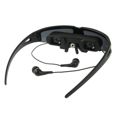52 inch Virtual Display 2D Video Glasses, Support AV IN Function, Distance: 2m(Black)