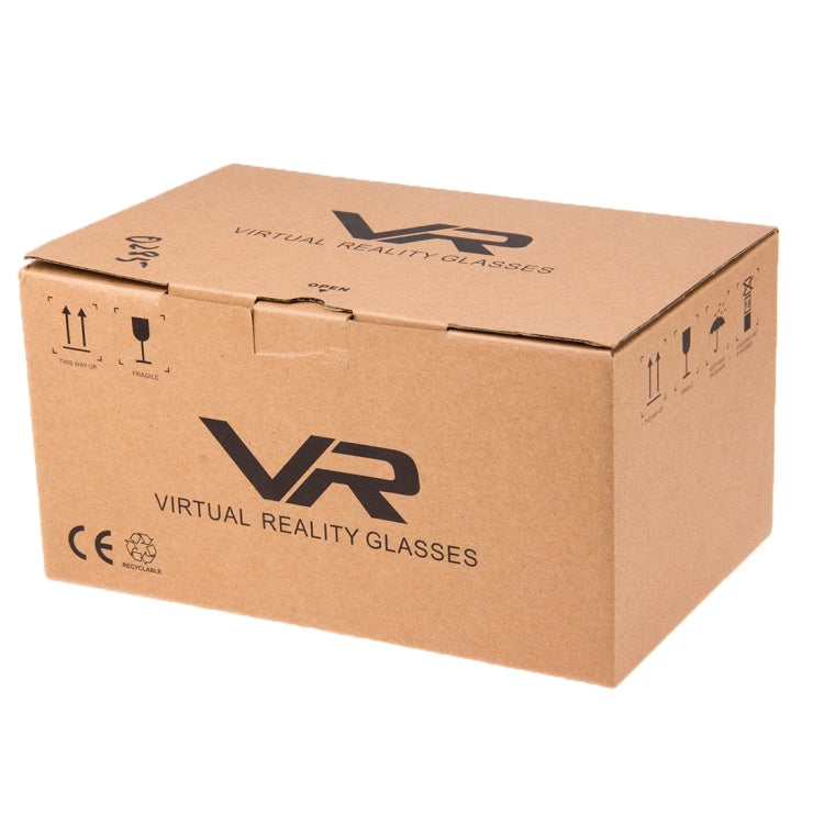 Virtual Reality 3D Video Glasses for iPhone 6 Plus / Galaxy S7 etc. 3.5 inch - 5.7 inch Smartphone(White)