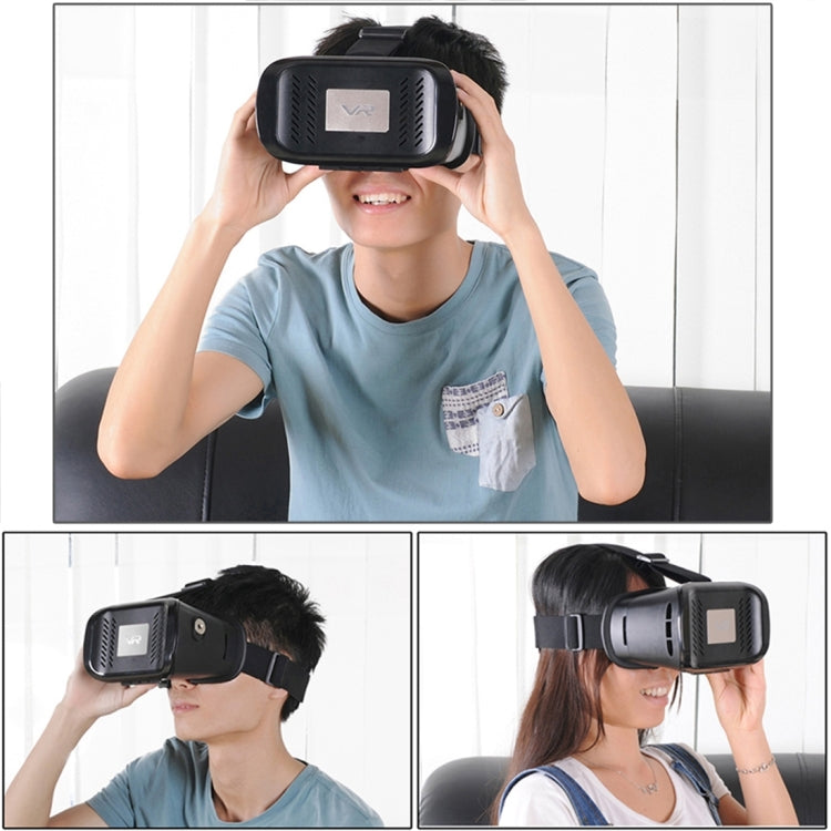 MZ100 Head-mounted Google Cardboard Version Virtual Reality DIY 3D VR Video Movie Game Glasses for iPhone 6 Plus, All 4.7-5.5 inch Smart Phones