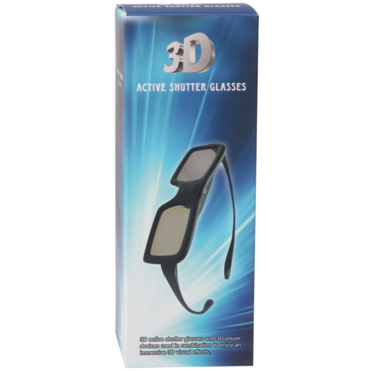 3D Active Shutter Infrared 3D TV Glasses, Built-in Rechargeable Battery