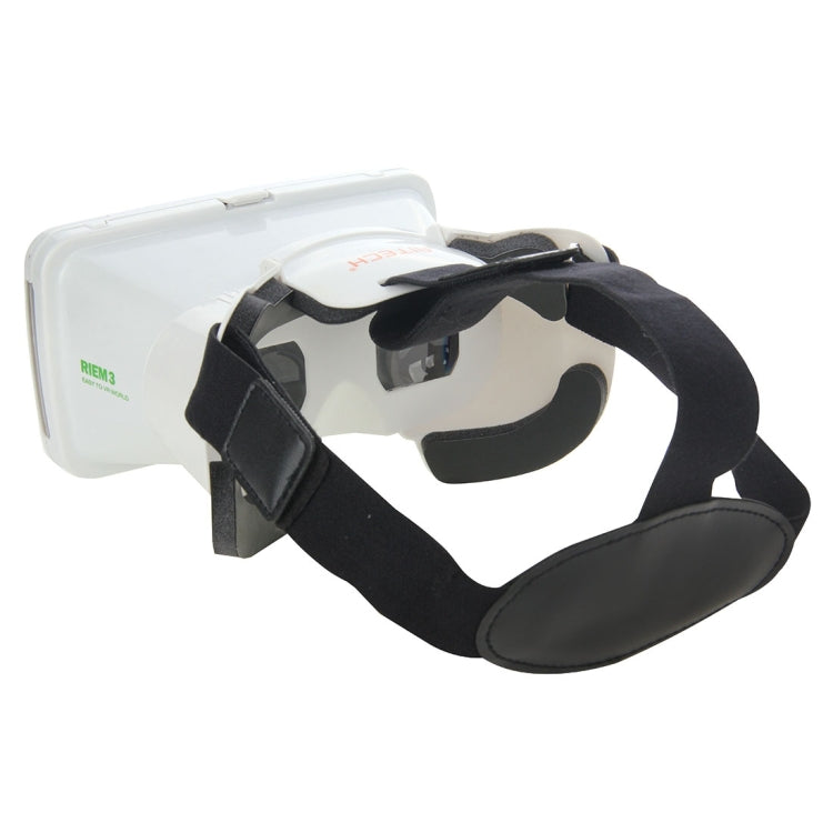 RITECH RIEM 3 Universal Virtual Reality 3D Video Glasses for 3.5 to 6 inch Smartphones(White)