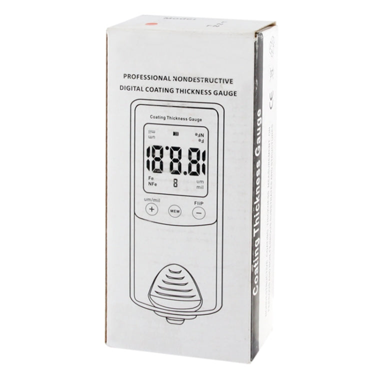 NICETY Coating Thickness Gauge for Measurement of Non-magnetic Coatings on Ferromagnetic Substrates (CM8801F)(Yellow)