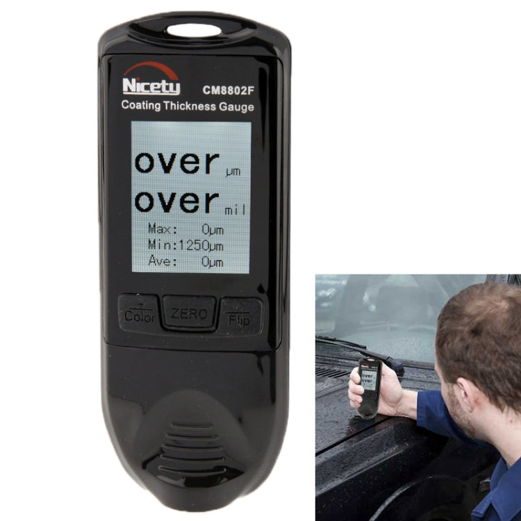 NICETY Coating Thickness Gauge for Measurement of Non-magnetic Coatings on Ferromagnetic Substrates (CM8802F)