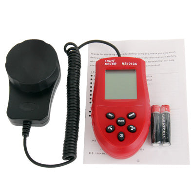 2000 / 20000 / 200000Lux, 200 / 2000 / 20000Fc Digital Light Meter