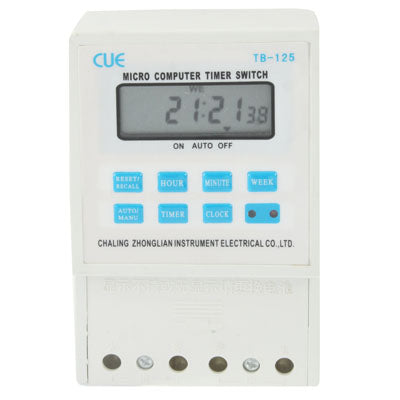 TB-125 AC 110V LCD Digital Display Microcomputer Timer Control Switch