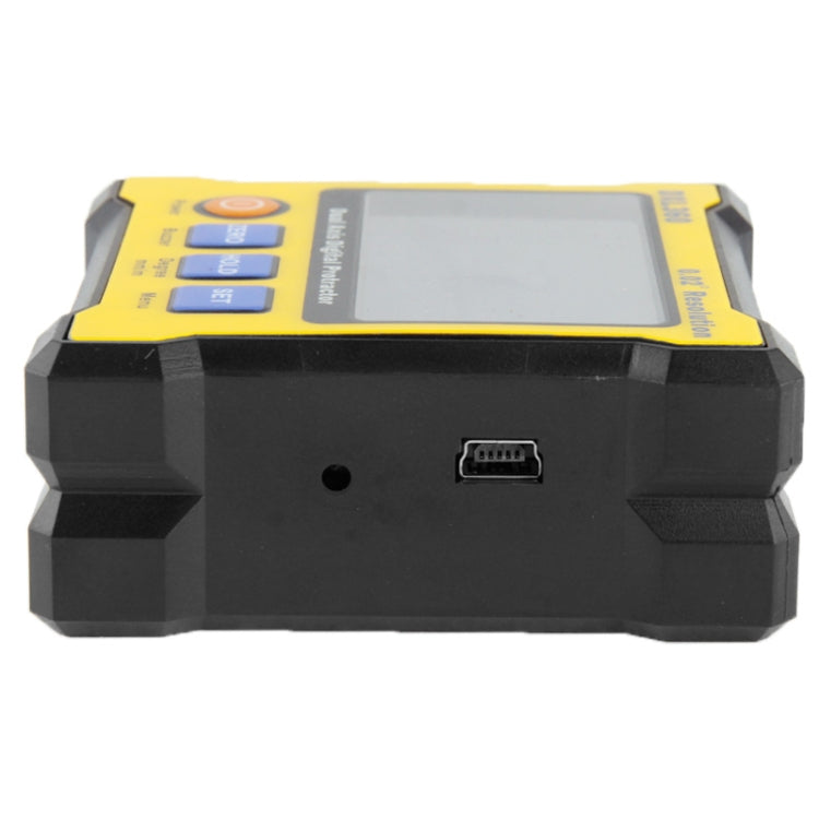 DXL360 0.02 Degree Digital Protractor Inclinometer Level Box(Yellow)