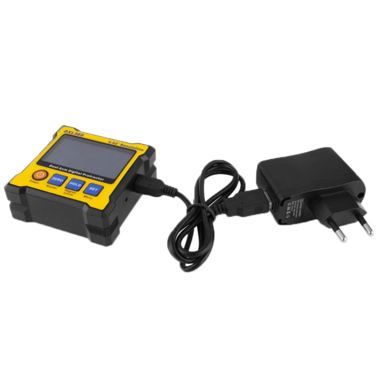 DXL360 0.02 Degree Digital Protractor Inclinometer Level Box(Yellow)
