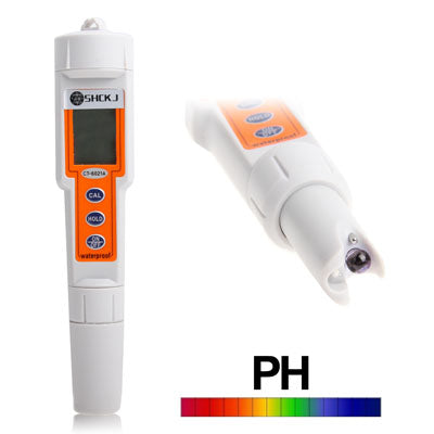 LCD Screen Display PH Meter Pen with Temperature Measurement (CT-6021A)(Orange)