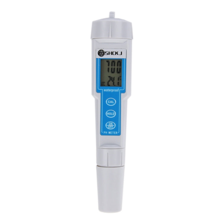 LCD Screen Display PH Meter Pen with Temperature Measurement (CT-6020)(Baby Blue)