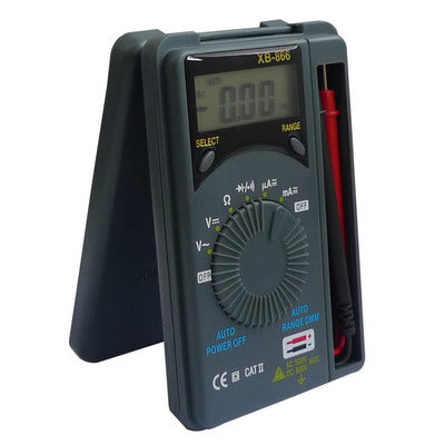 Pocket LCD Digital Multimeter Voltmeter Ammeter
