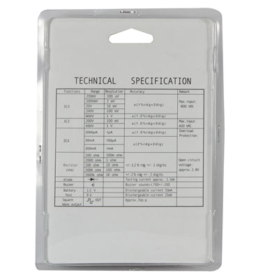 KT30B Digital Multimeter Volt/Ohm/Amp tester