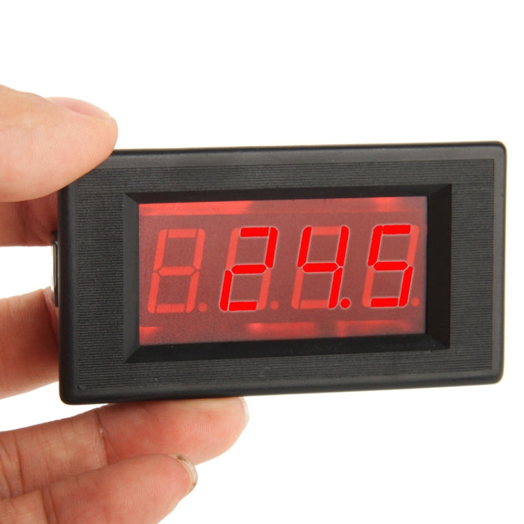 0-450W Red Light Digital DC Power Panel Meter, DC 7V-30V