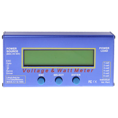 LiPo/LiFe Akku Checker + Servo Tester + Wattmeter + balancer