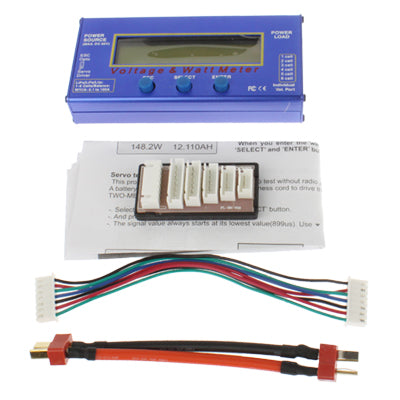 LiPo/LiFe Akku Checker + Servo Tester + Wattmeter + balancer
