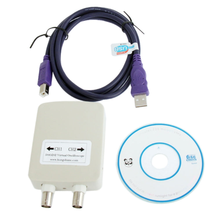 MSO202 2 Channel Portable 48MHz USB Digital Virtual Oscilloscope