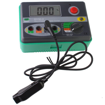 DY30-2 Professional 2.7 inch LCD 2500V Digital Insulation Resistance Tester(Green)