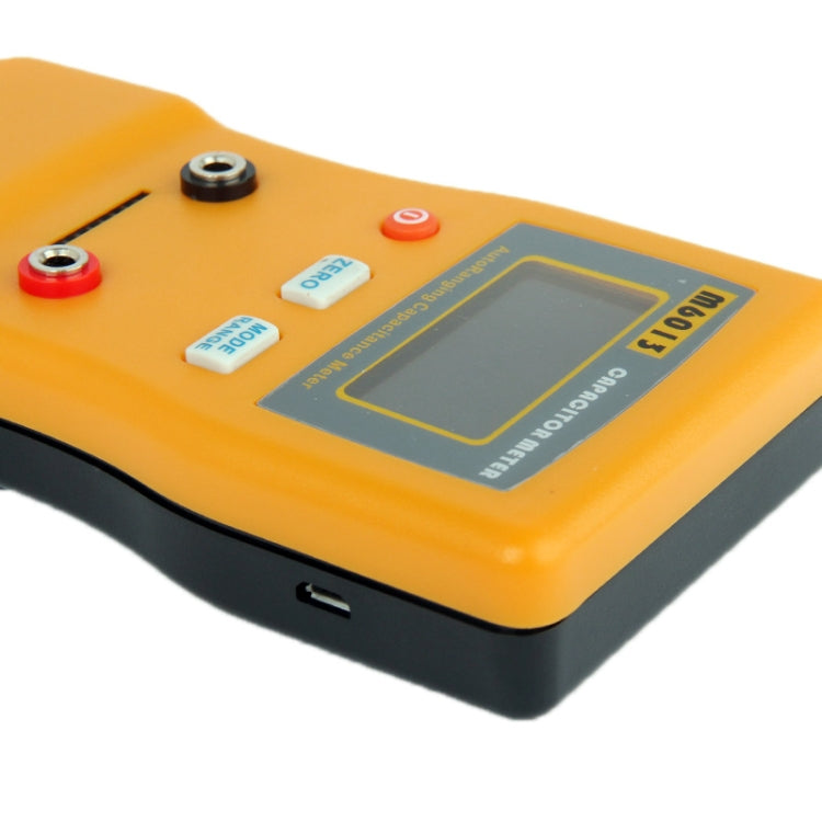 M6013 Auto Range Digital Capacitor Capacitance Tester Meter Cap 0.01pF to 47mF(Orange)